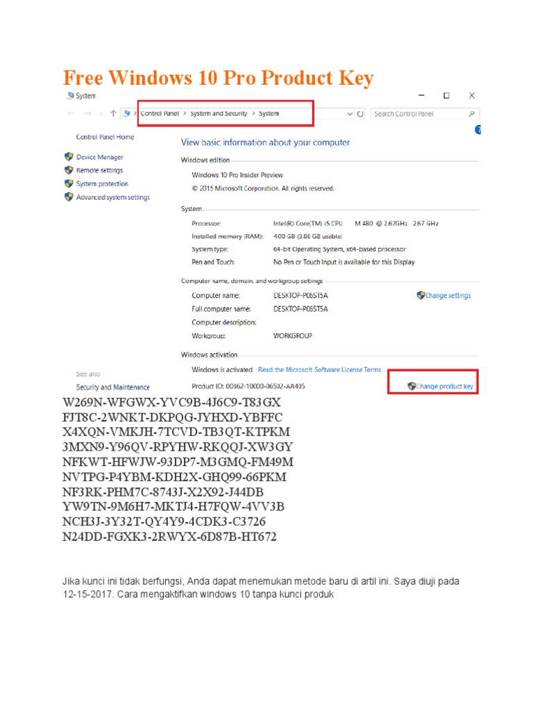 How to Get Free Windows 10 Pro Product Key