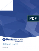 Pentana Audit v6.0 Release Notes