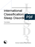 International Classification of Sleep Disorders: Third Edition