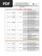 END SEMESTER VIVA-VOCE - Schedule.