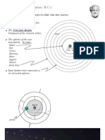 Aristotle (4th Century B.C.) : A Series of Concentric Spheres Divided Into Two Realms