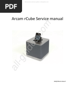 Arcam Rcube Service Manual: Andy Moore Issue 1