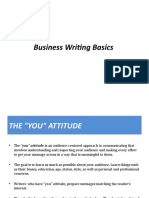 Business Writing Basics