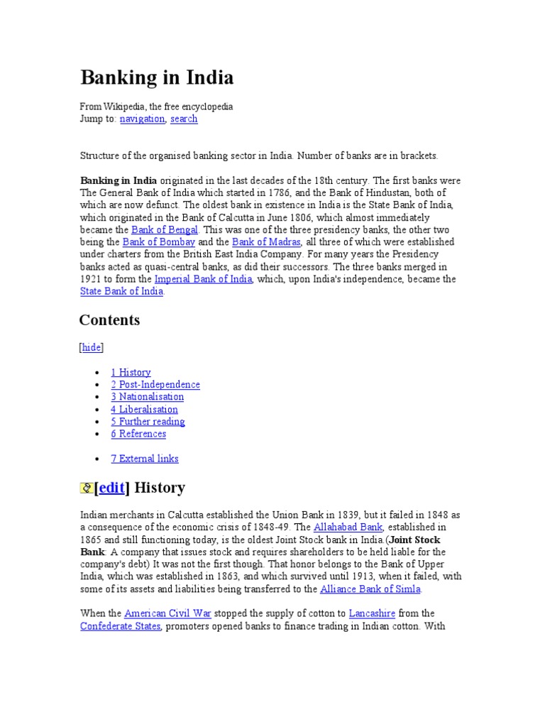 Banking in India | PDF | Reserve Bank Of India | Reserve Requirement