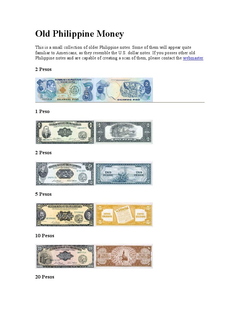 Old Philippine Banknotes Collection | PDF