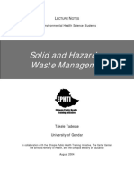 Solid and Hazardous Waste Management_Lecture Notes 1