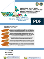 Rapat Kordinasi Tim Gtra Kab. Mamuju Tengah 2020