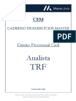 CEM Processo Civil Analista TRF1