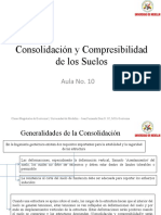 Aula 10, Consolidación y Compresibilidad de Los Suelos