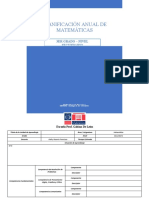 Esquema Planificación de Unidad