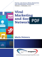 Maria Petrescu, Viral Marketing and Social Networks PDF