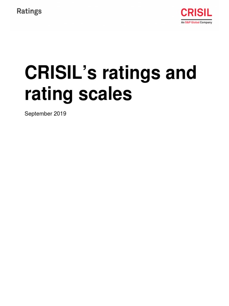 Understanding CRISIL Credit Ratings | PDF | Securitization | Bond ...