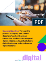 Inquiry Digital Citizenship Canva