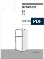 Refrigerator Owner's Manual