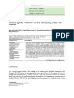 A Heuristic Algorithm Based On Tabu Search For Vehicle Routing Problems With Backhauls