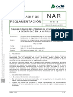 NAR 1 - 18 Obligaciones Del Personal PDF