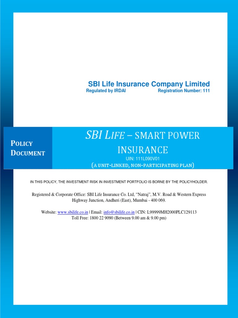 Policy Document - Smart - Power - Insurance - Form 310 - Website Upload ...