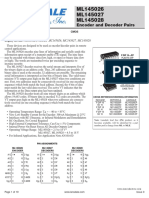 ML145026 ML145027 ML145028: Encoder and Decoder Pairs