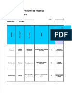 Matriz de Riesgos Panaderia