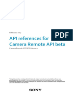 Sony CameraRemoteAPIbeta API-Reference v2.40