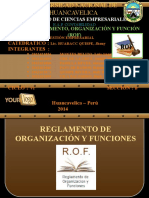 PPT Reglamentos de Organizacion y Funciones Rof