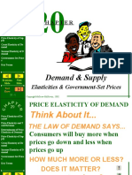 Demand & Supply: Elasticities & Government-Set Prices