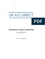 UK AID Concept Note Template