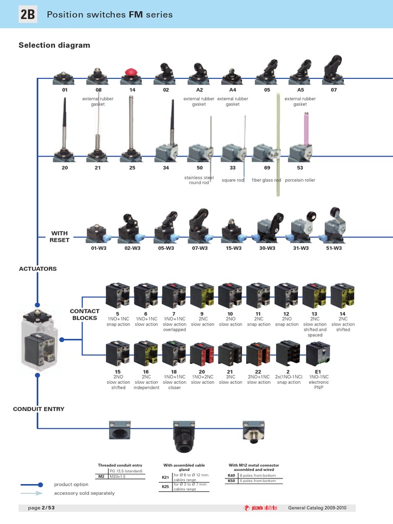 Position Switches FM Series: Selection Diagram | PDF | International ...