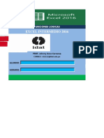 Funciones lógicas en Excel Intermedio 2016