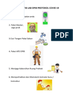 Tata Tertib Lab Dpib Protokol Covid 19 PDF