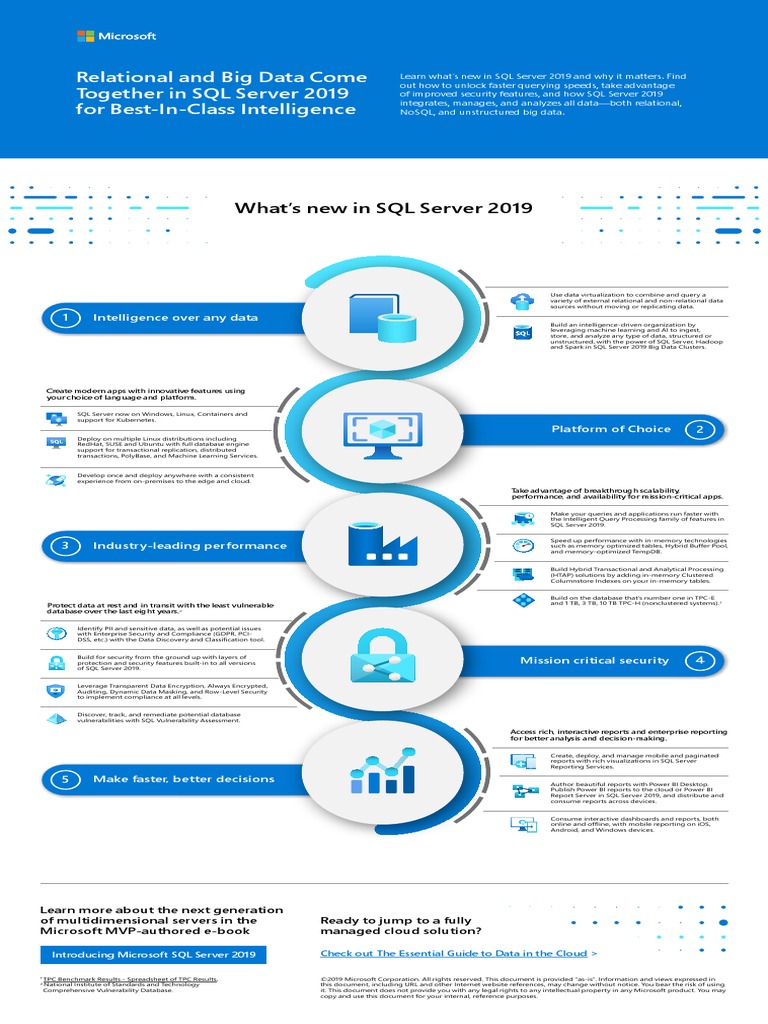 Relational and Big Data Come Together in SQL Server 2019 For Best-In ...