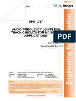 SPG 1057 Audio Frequency Jointless Track Circuits For Main Line Applications