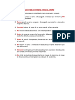 Decalogo de Seguridad Con Las Armas PDF