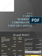 Marriott Corp Case