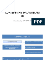 KONSEP BISNIS DALAM ISLAM (Tugas) )