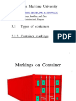 CONTAINER MARKINGS