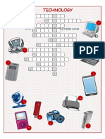 Tech crossword with hidden words