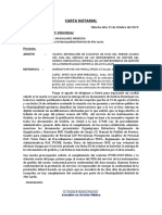 CARTA NOTARIAL