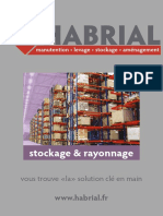 Habrial Catalogue 2017 Stockage Rayonnage