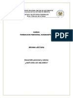 Décima Lectura Curso FPH Del 25 Al 29-06-18