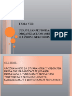 08 Управљање продајном организацијом