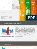 Diferencia Entre Administración General y Administración Pública