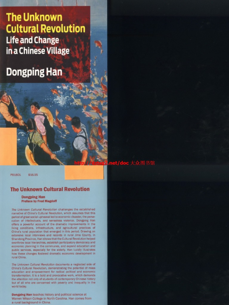 The Unknown Cultural Revolution Life and Change in A Chinese Village ...