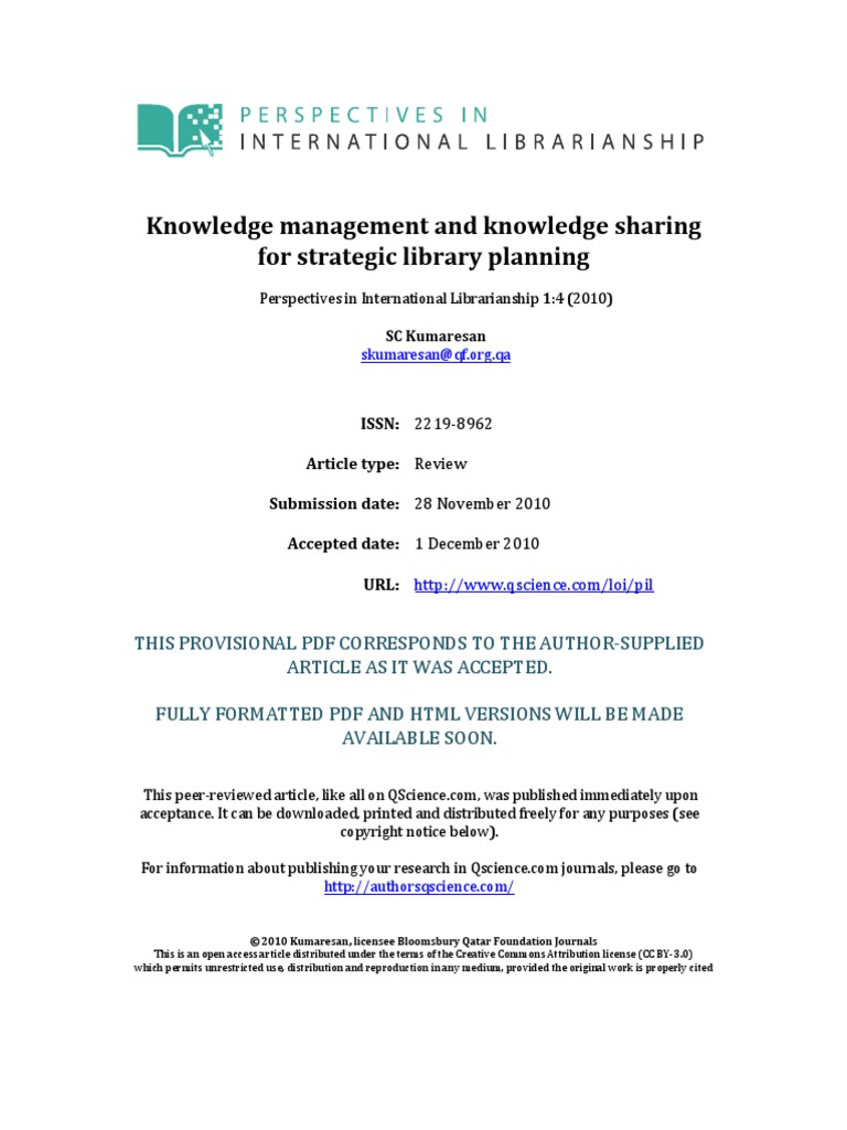 Knowledge Sharing and Factors Influencin PDF | PDF | Knowledge ...