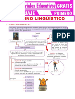 El Signo Lingüístico para Primer Grado de Secundaria