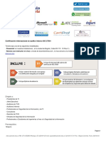 Certificación ISO 27001 auditor