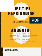 Tipe Kepribadian Psikologi