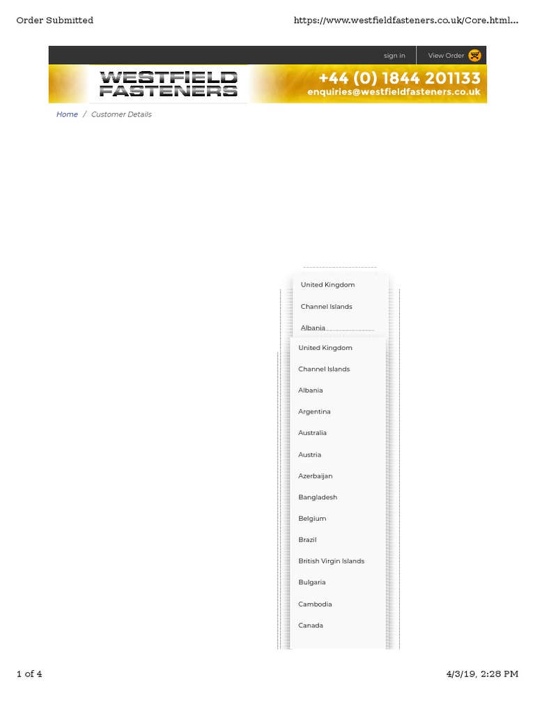 Westfield Fasteners PDF | PDF | Nut (Hardware) | Screw
