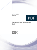 Concurrent License Administrator's Guide: IBM SPSS Statistics
