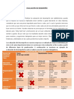 EVALUACIÓN DE DESEMPEÑO